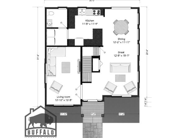 hawthorne modular floor plan 1st floor